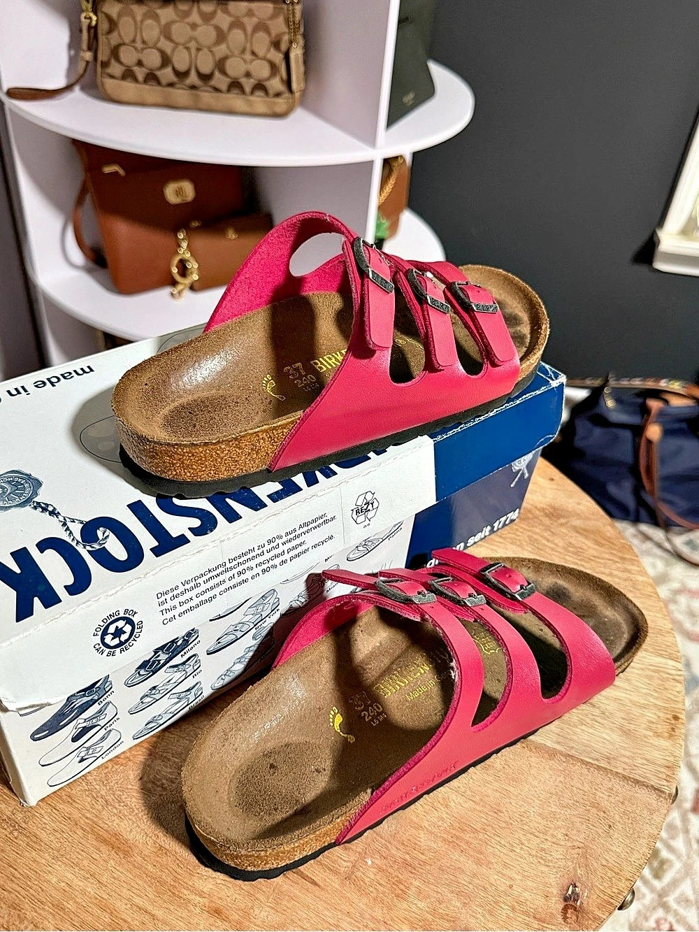 Birkenstock Florida Pink Sandals US 8
